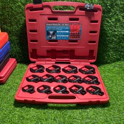 Neiko 1/2-Inch Drive Metric Crowfoot Wrench Set, Jumbo Size, Cr-Mo, 1-1/16 Inch - 2 Inch | 14-Piece set