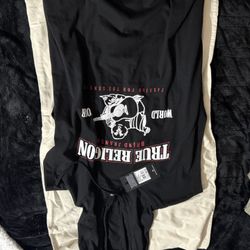 True Religion Men’s Hoodie Tank Top Size M