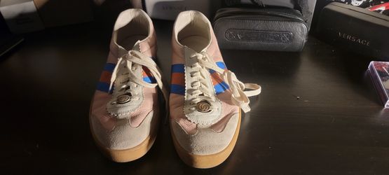 Gucci Web Accent Canvas Sneakers