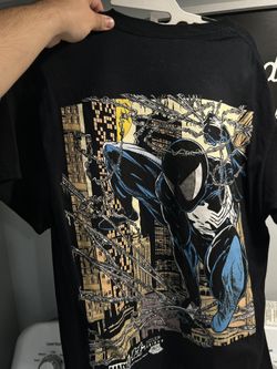 Black Spider-man Oversize Shirt