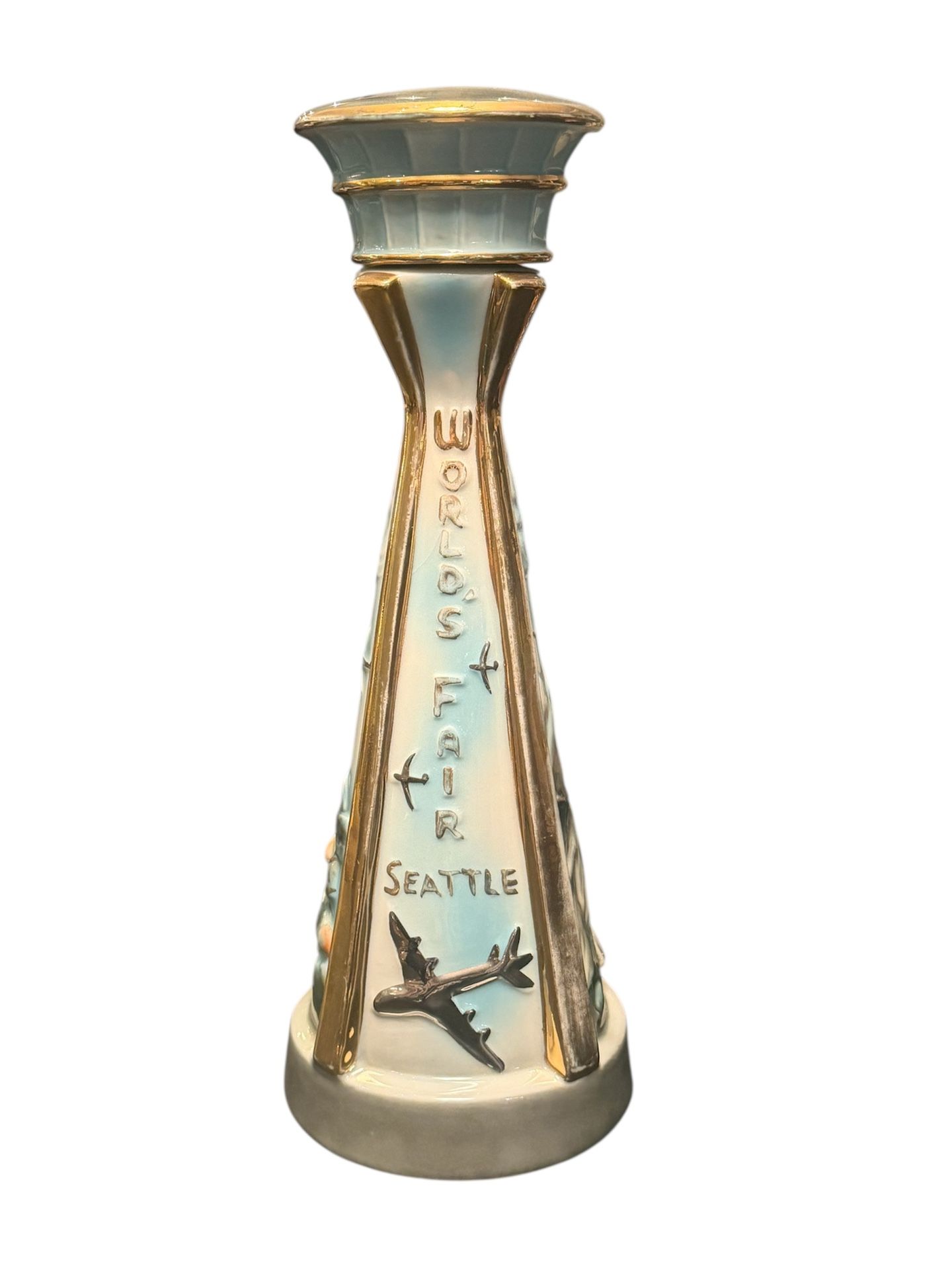 Vintage 1962 Jim Beam Space Needle Decanter