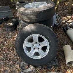 5 Ea. Tires And Rims