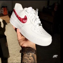 Red Bandanna AF1 Custom