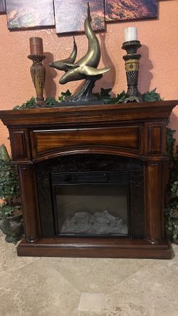 Artificial Wooden Fireplace Heater