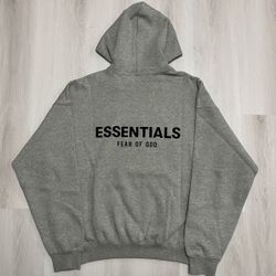 🔥 ESSENTIALS FEAR OF GOD DARK OATMEAL SET – HOODIE + PANTS – SIZE XXL (NEW)