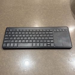 Keyboard with track pad