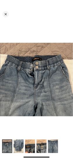 Dollhouse Elastic Waist Denim Jeans
