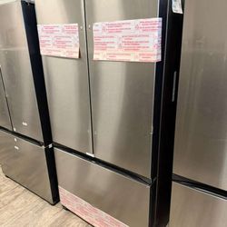 Samsung stainless steel French door refrigerator new handles inside