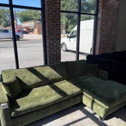 New Deep Green Sectional