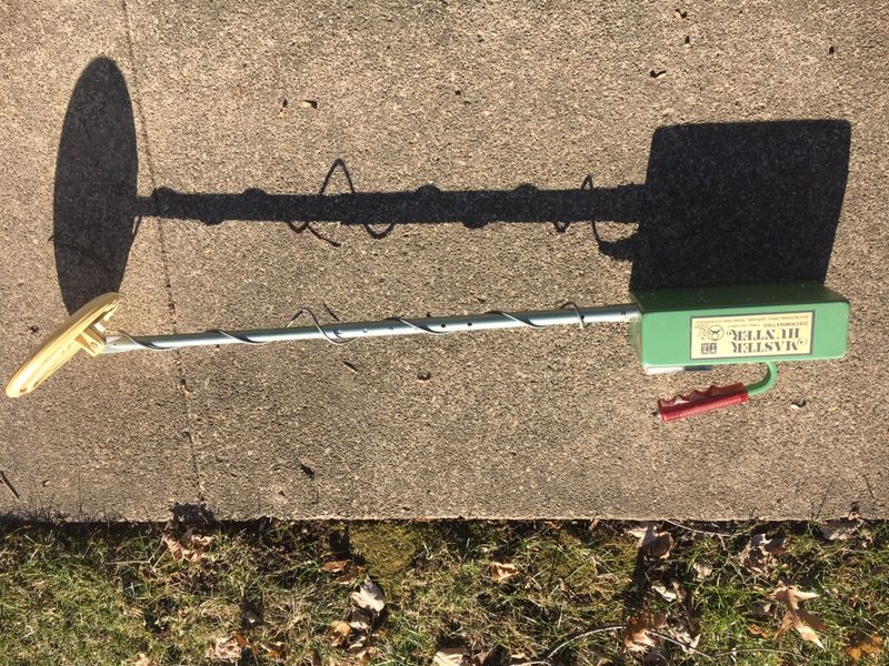 Master Hunter Garrett Electronics TR Discriminator Vintage Metal Detector with 2 coils