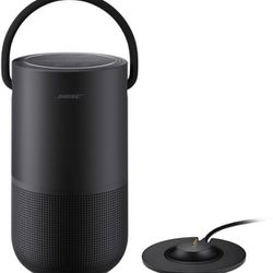 Bose - Portable Smart Speaker with built-in Battery And WiFi, Bluetooth, Google Assistant and Alexa Voice Control - Triple Black