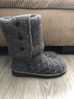 Grey Cardy lattice Uggs