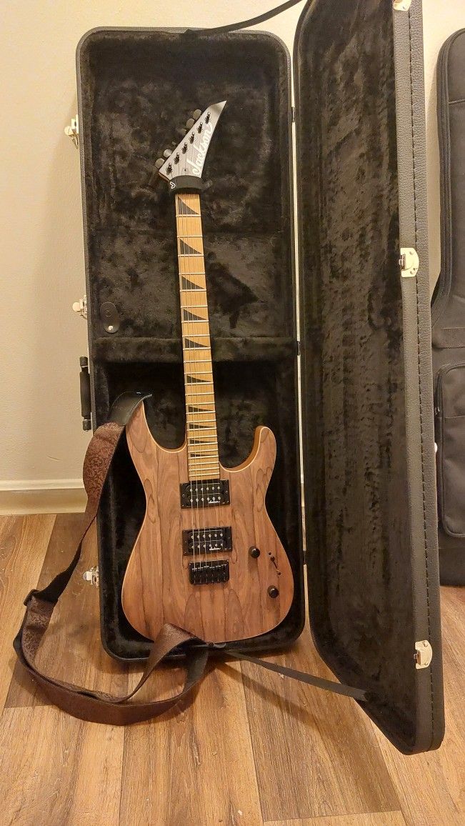 Jackson JS Series Dinky Ziricote JS42 DKM HT Limited Edition Electric Guitar Natural