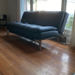 Original Costco Leather Sleeper Futon