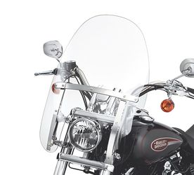 25% OFF on Sun & Mon ONLY!!! Harley Davidson Brand OEM Quick Release Compact Windshield – Fits Dyna & Softail