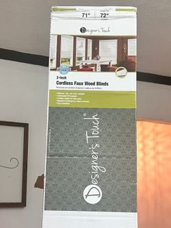 New In Box 2”inch Faux Wood Blinds