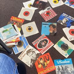 Vinyl 45 7” Record All 60-70’s Variety 73 Total