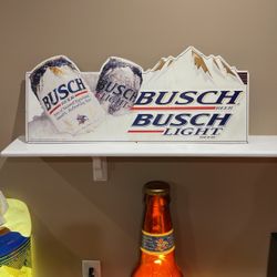 1995 Busch/Busch Light Metal Sign