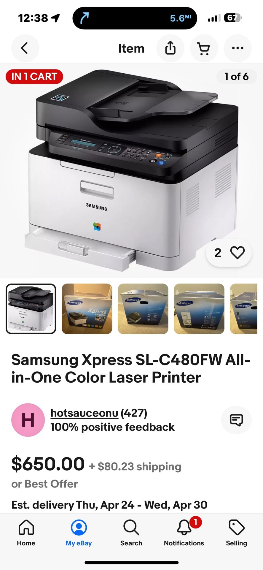 Samsung C48xFW $10