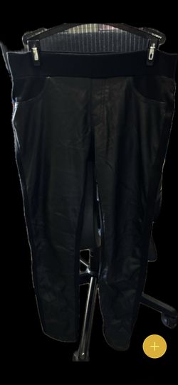Ashley by 26 int Nordstrom Faux Leather Front Panel Long Leggings Size M