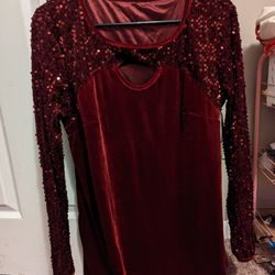 Sequin Long Sleeve Blouse 