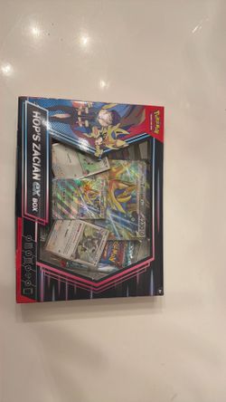 Pokémon Hop's Zacian ex Box