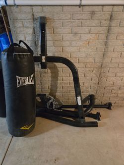 Everlast Punching Bag and Stand