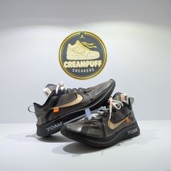 Nike Zoom Fly X Off White, Black Silver