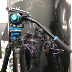 Benro A2573F Aluminum Single Tube Tripod with S4Pro Fluid Video Head