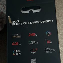 Selling Asus Oled Monitor 240 Hz 