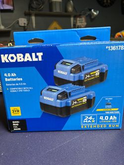 New 2-pal Kobalt batteries