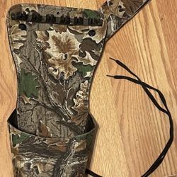 Allen Archery Camo Canvas Hip Waist Leg Quiver 6 Arrow Ports Camouflage- Not A Weapon!!