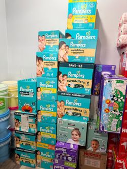 Baby diapers and wipes