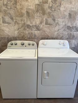 Whirlpool Washer and dryer gas or electric