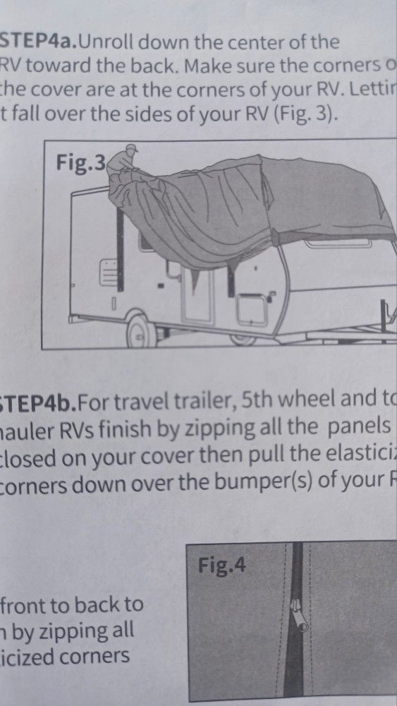 R V COVER 27X30 NEW !!!!!!!$80