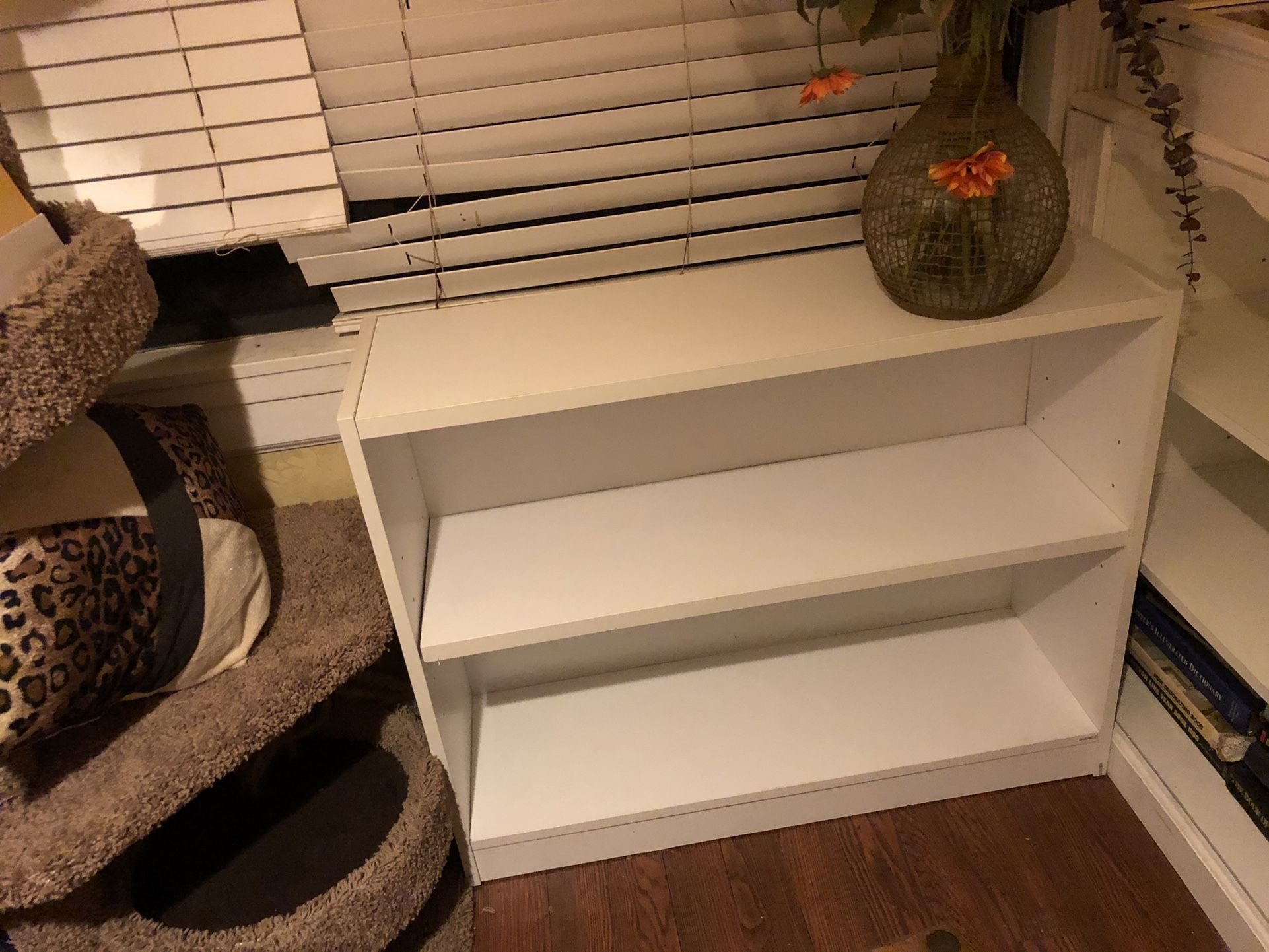 White Bookshelf