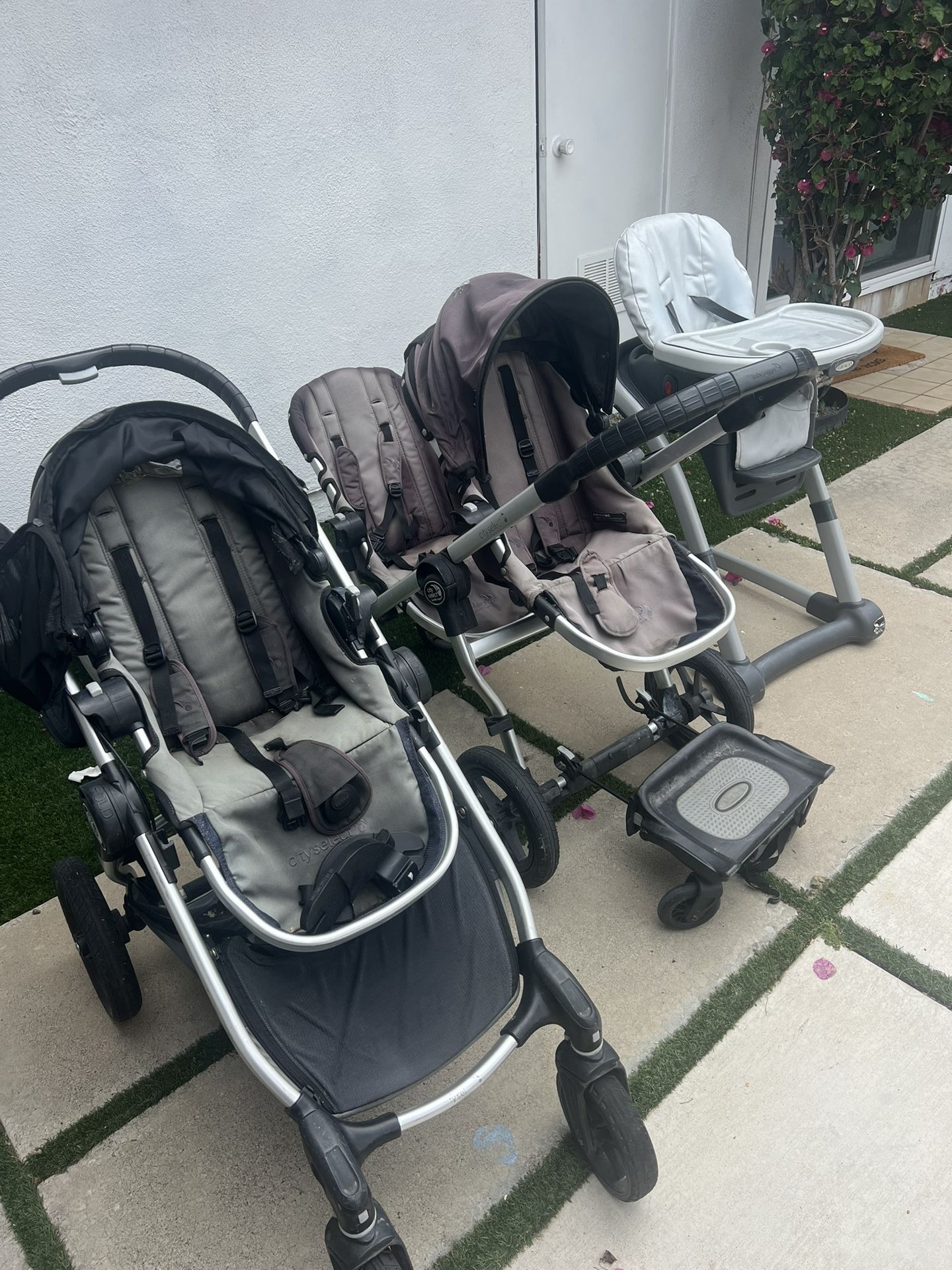 Baby Jogger City Select Strollers, Graco High Chair, Bouncer/walker
