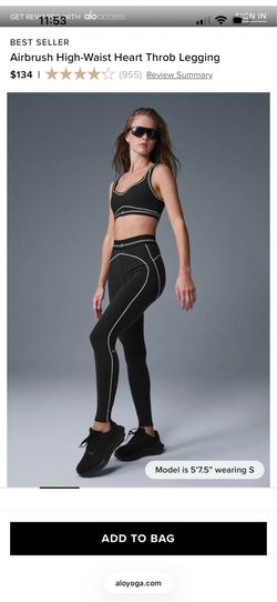Alo Airbrush High Waist Heart throb legging