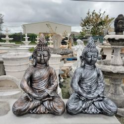 Concrete Buddha Statue / Cement Backyard Patio Garden Buddhas