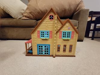 Little Li’l Woodzeez Honeysuckle Hillside Cottage Excellent Condition No Missing Parts Like New Tree House