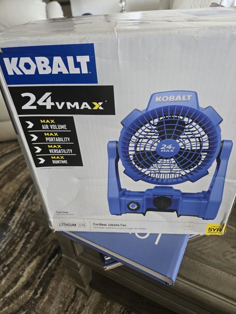 Kobalt Dual Power 24 V MAX fan