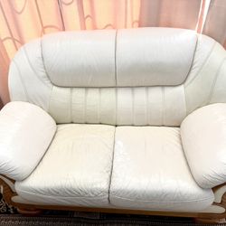Premium Leather Sofa Set With Covers