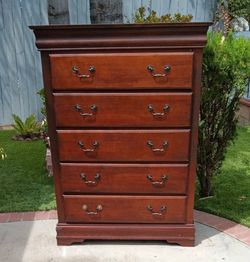 Tall Wood Dresser
