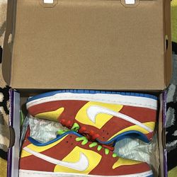 Nike SB Bart Simpson Size 9