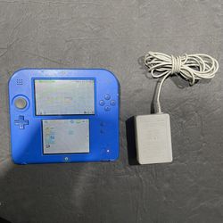 Nintendo 2DS Blue With Charger 