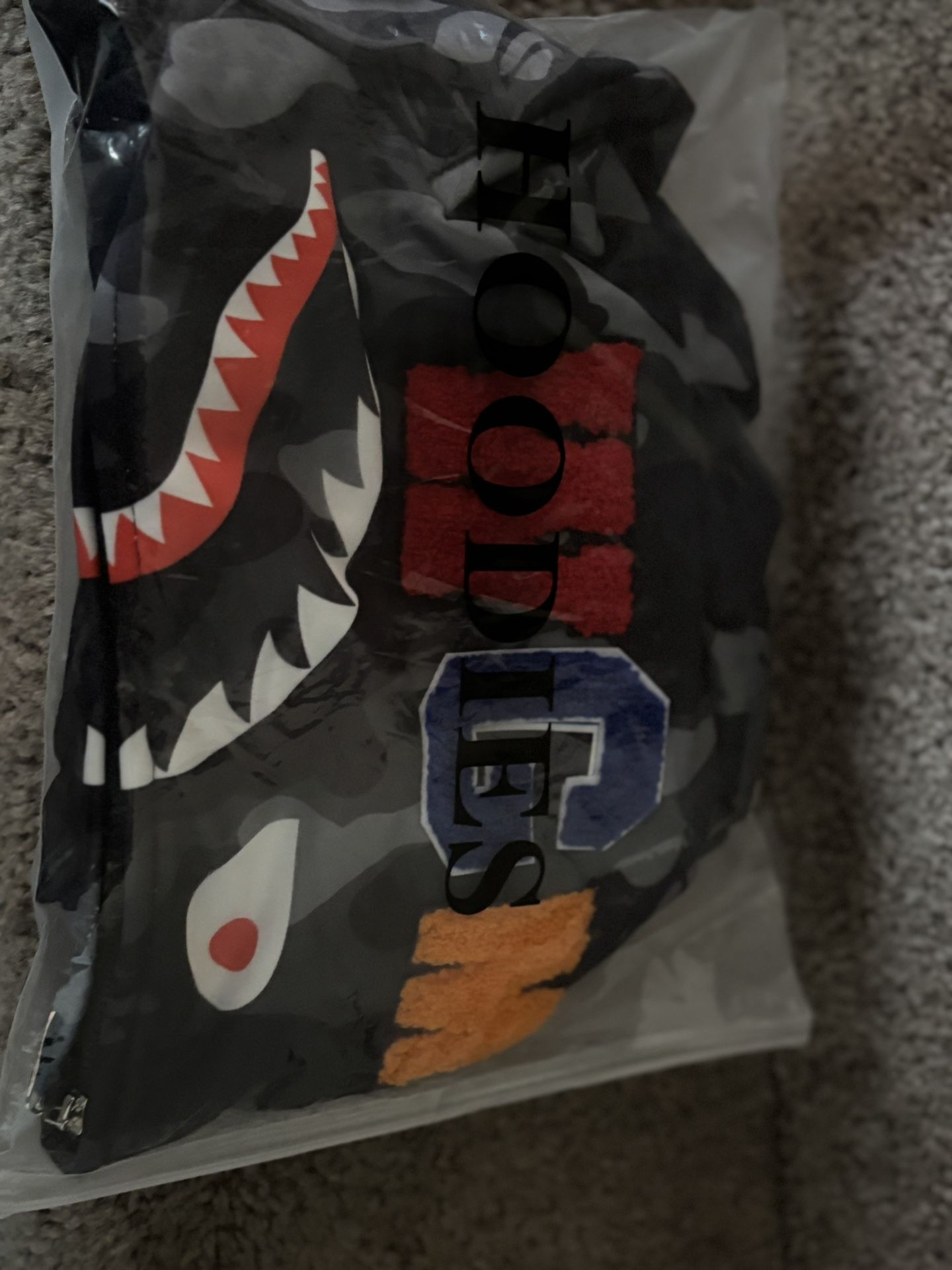 BAPE Color Camo Shark Hoodie