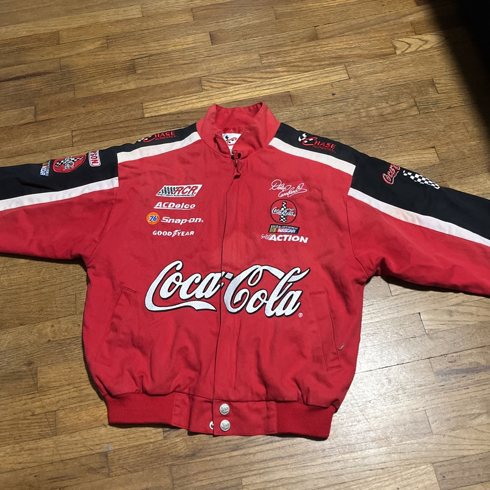 vintage coca cola nascar jacket women’s medium