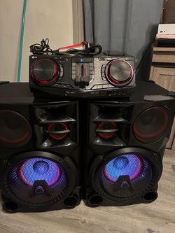 LG Party Speaker System with Dual Speakers