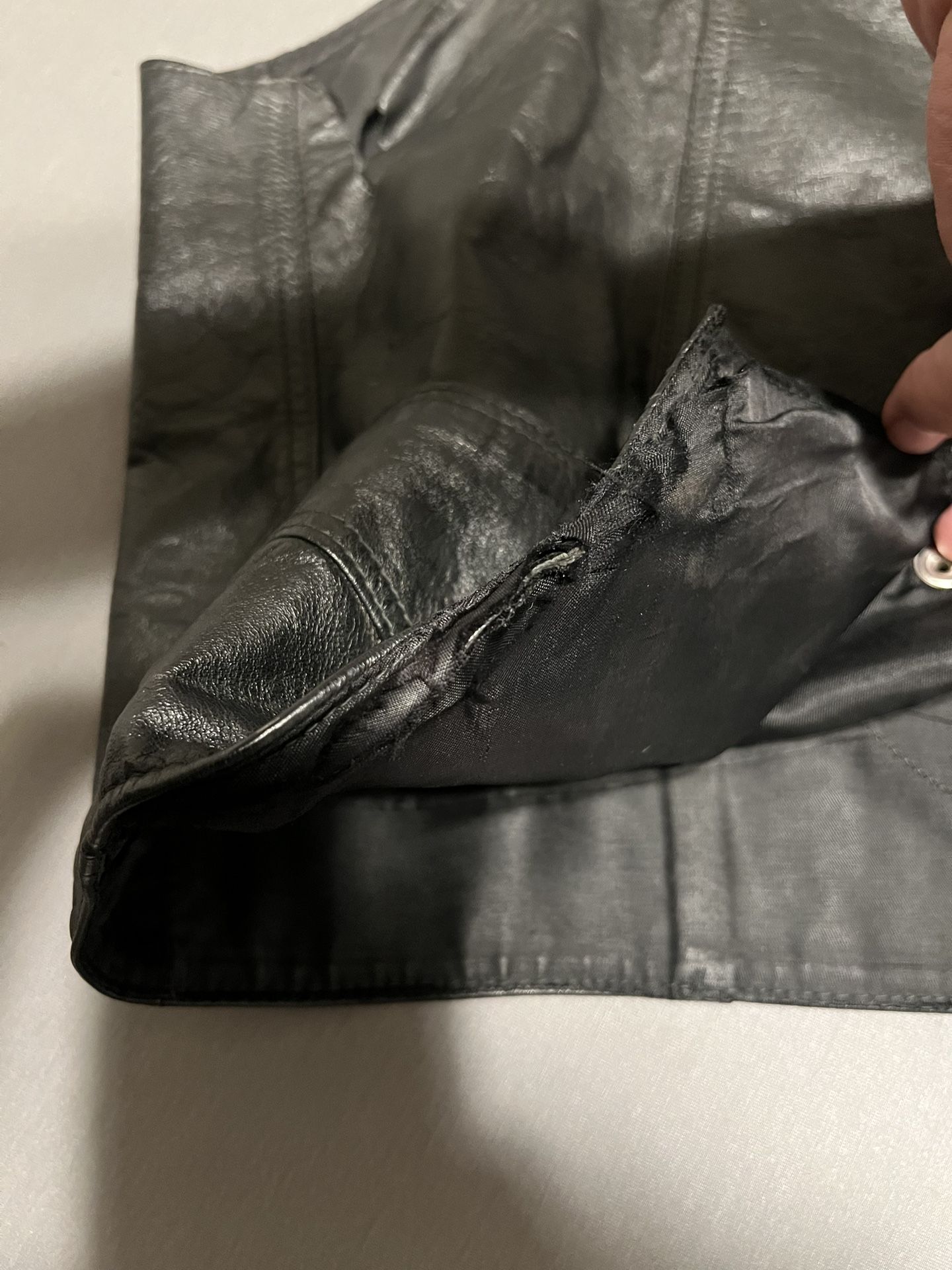 Vintage 80s Leather Harley Davidson Vest