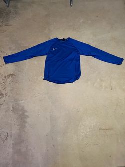 Nike Blue Long Sleeve Athletic Training Shirt